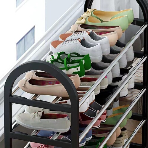 Simple Multi-layer Home Rental Storage Shoe Cabinet Space-saving Dormitory Storage Shoe Rack One-piece Dropshipping