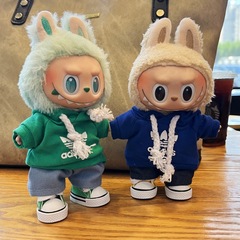 拉布布一二三代休闲卫衣坐坐派对公仔衣服着替配饰可换装不含娃娃