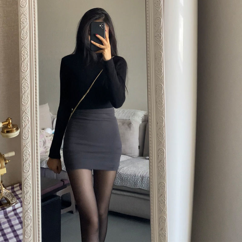 Plus-Size Women's Bodycon Short Skirt, 2026 New Style, Elastic Tight-Fitting Pencil Skirt, High-Waisted Sexy Half Skirt Plus-Size Women's Bodycon Short Skirt, 2026 New Style, Elastic Tight-Fitting Pencil Skirt, High-Waisted Sexy Half Skirt