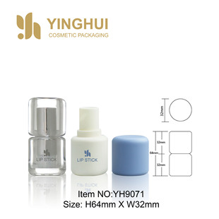 Customized Lipstick Tube, Bottom Injection Molding, Three-Piece Flat Mouth, Cosmetic Packaging Material