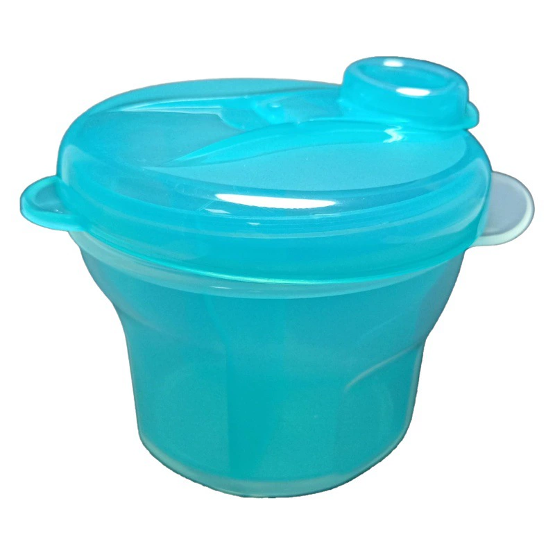 Фабрика в наличии оптом с тремя отсеками вращающееся отделение для сухого молока слоистая коробка для сухого молока, чтобы выйти из удобной для переноски коробки для хранения