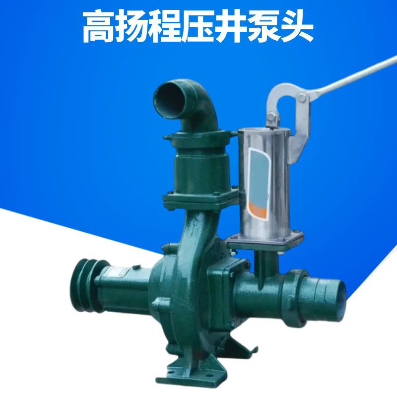 鲁强机械 供应高扬程大流量 手压离心自吸泵 农田果园灌溉泵 铸铁