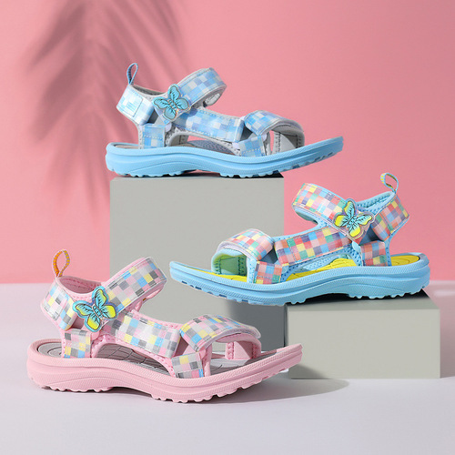 Girls sandals cross-border kid shoe summer new Southeast Asian children's sandals wholesale beach shoes princess shoes