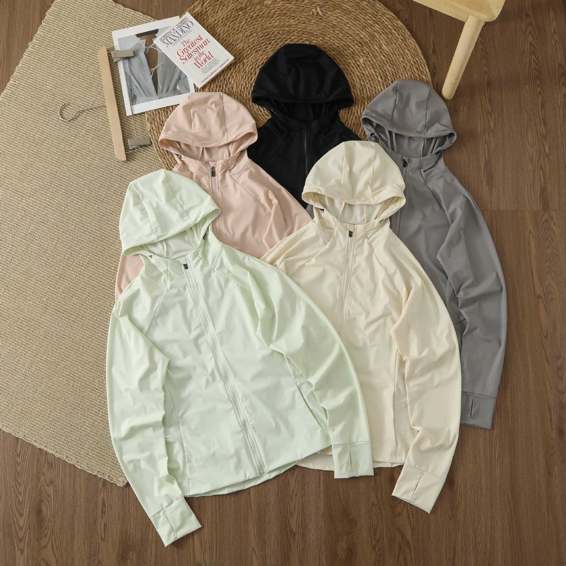 Summer Style Xiaodi's Affordable, Cool and Smooth Sun Protection Clothing, Fashionable Women's Hooded Breathable Windproof and Sun Protection Skin Clothing