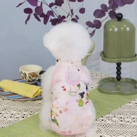 Ropa de Cheongsam para Mascotas de Poliéster Transpirable para Mascotas image 4