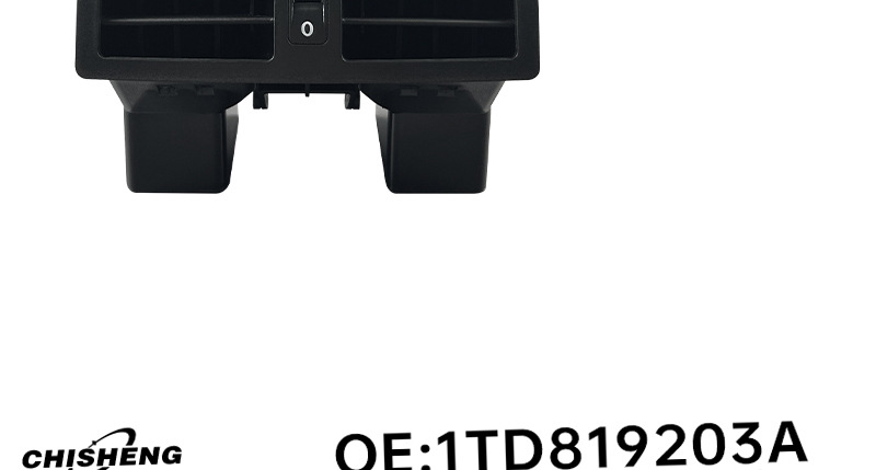 1TD819203A is suitable for the rear air conditioning outlet of Volkswagen Touran and Caddy 2003-2014 1TD819203