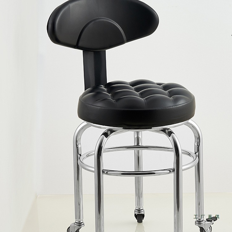Mobile Stool Chair with Swivel Wheels, Adult Stool with Brakes, Shoe-Changing and Pedicure Stool, Toddler Stool, Silent