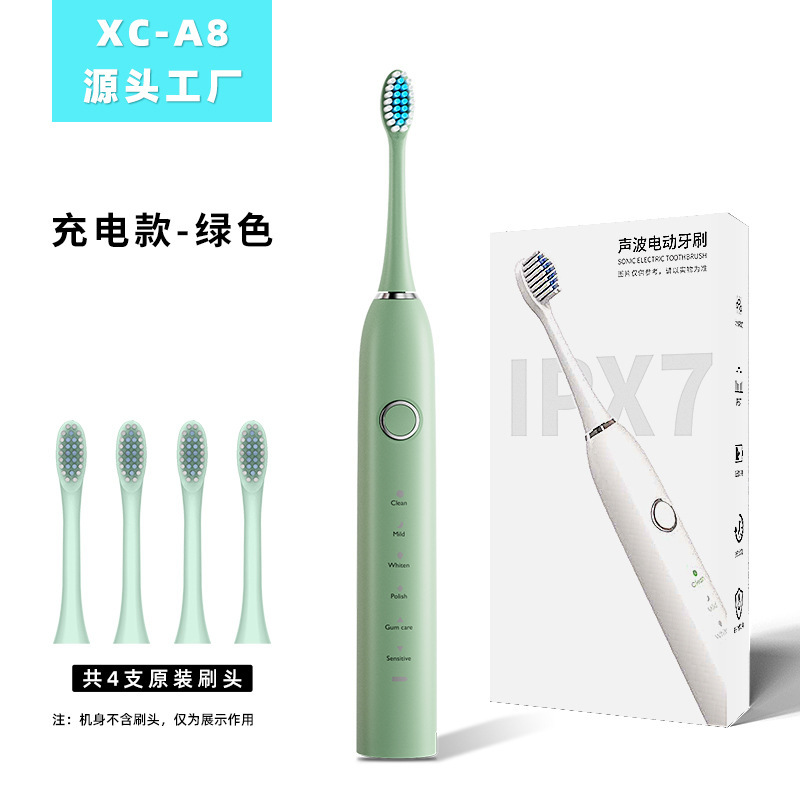 Cepillo de Dientes Eléctrico Sónico Recargable Impermeable para Uso Doméstico image 10