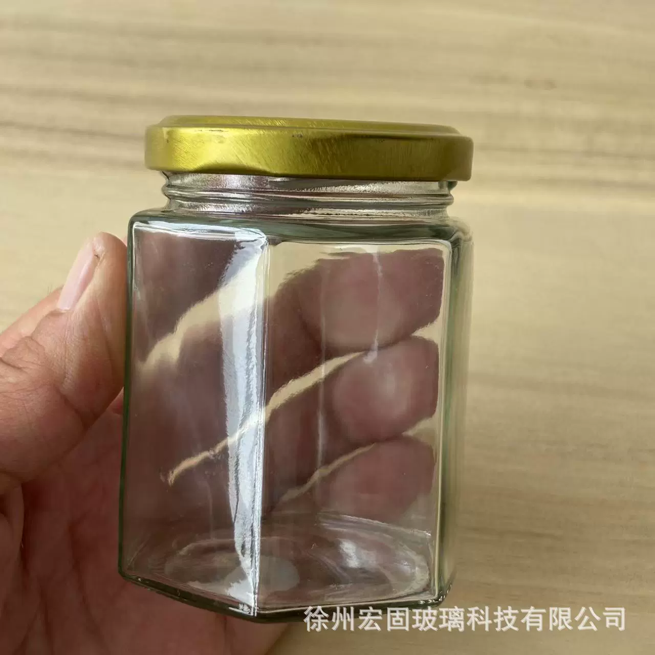 Шестигранная стеклянная банка 85 мл 100 мл для жемчужной пудры и меда, специальное предложение от производителя, в наличии