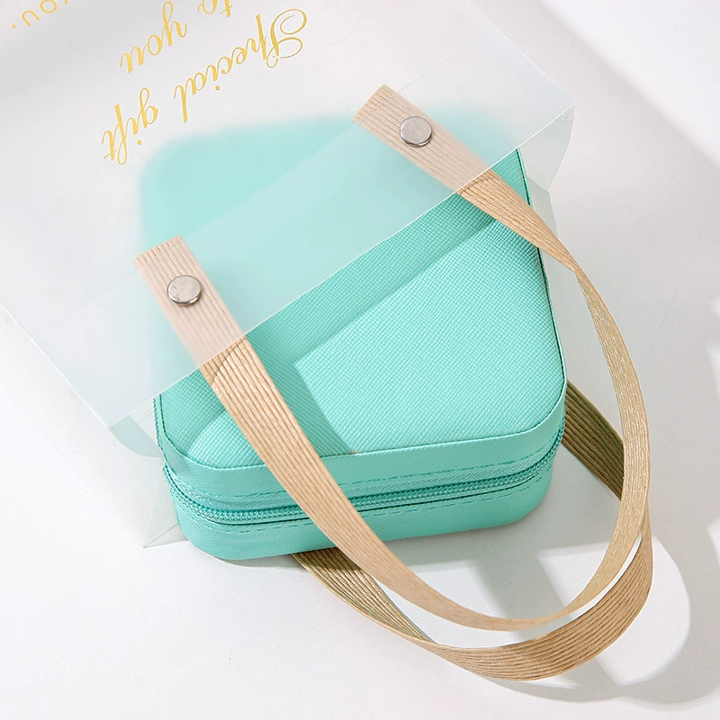 Handheld storage system, storage box, earrings, square sophisticated ring, accessory