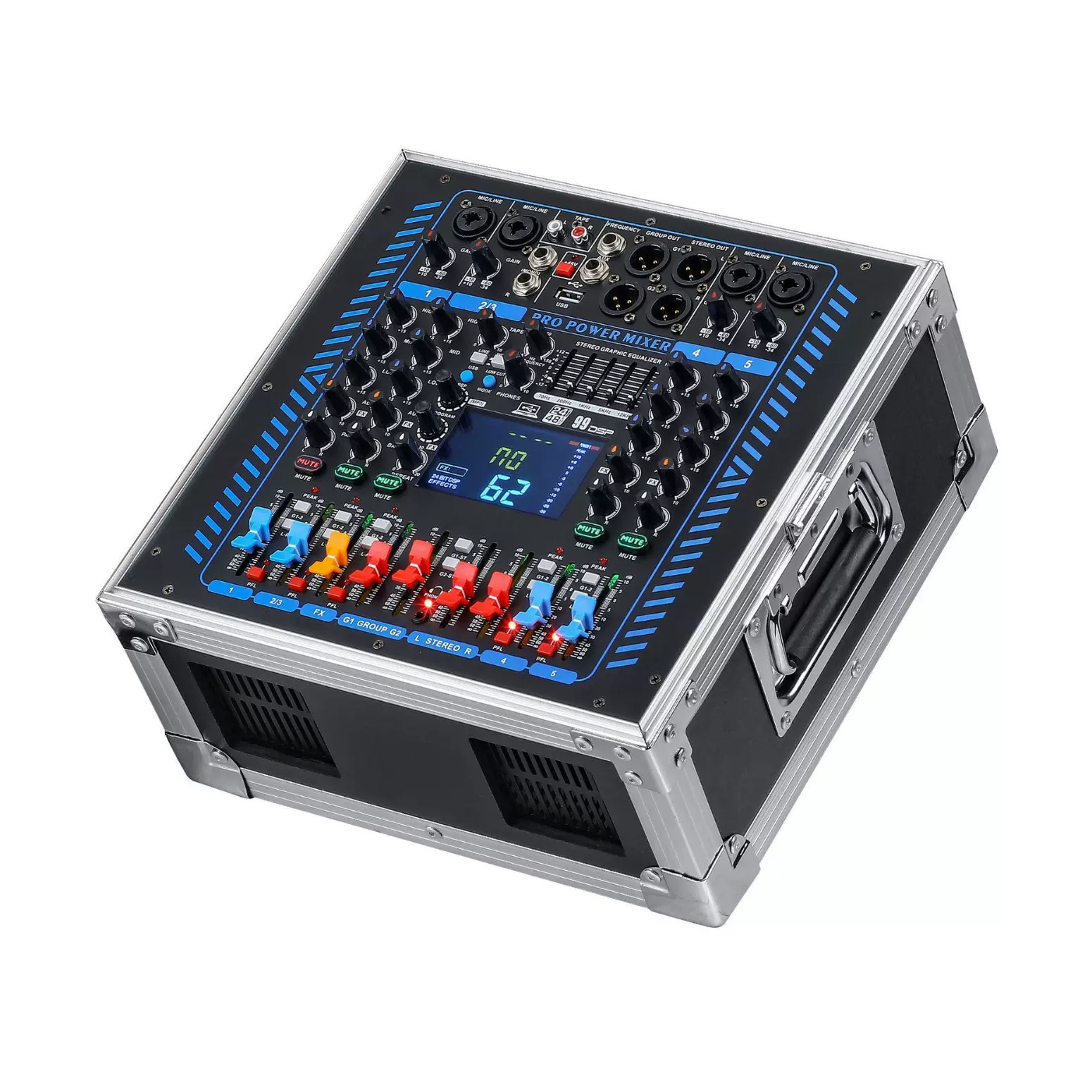 厂家直销4路调音台带功放专业舞台演出婚庆户外大功率蓝牙一体机