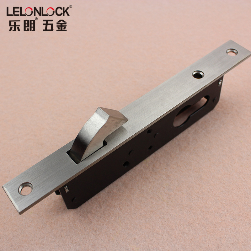 Mayorista de acero inoxidable 20 agujeros de bloqueo de gancho único sólido anti-deslizamiento de un solo gancho puerta corredera puerta corredera cuerpo de bloqueo