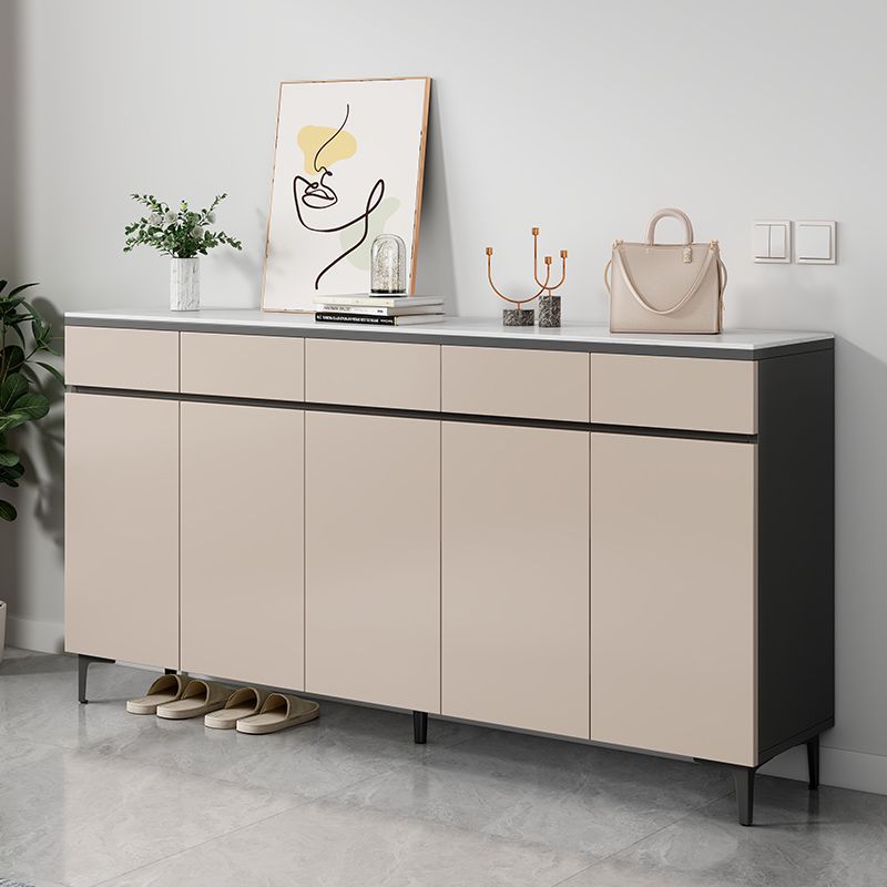 Ym Slate Shoe Cabinet Storage Solid Wood Storage Cabinet Balcony Large Shoe Cabinet Entrance Door Entrance Kitchen Cabinet Storage Cabinet