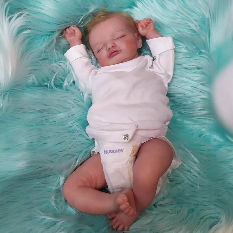 49cm simulación bebé renacido muñeca Rosalie transfronterizo e-commerce suministro de una sola pieza entrega Amazon