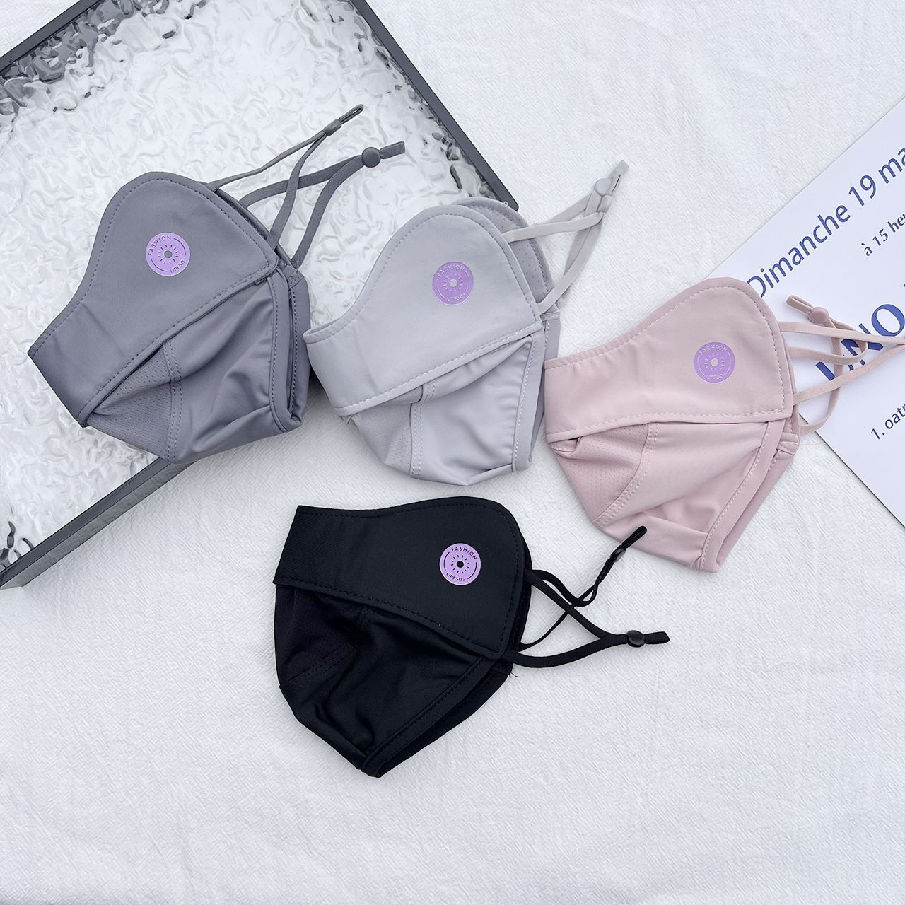 冰絲防曬女夏季防紫外線護眼角3d立體透氣遮臉防曬面罩可水洗