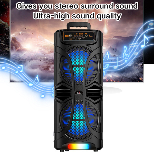 Handheld speakers, 8 inch, bluetooth