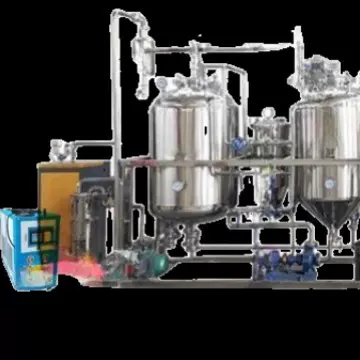 1-3吨棕榈油精炼设备 2tpd棕榈油分提生产线 植物油精炼脱蜡设备