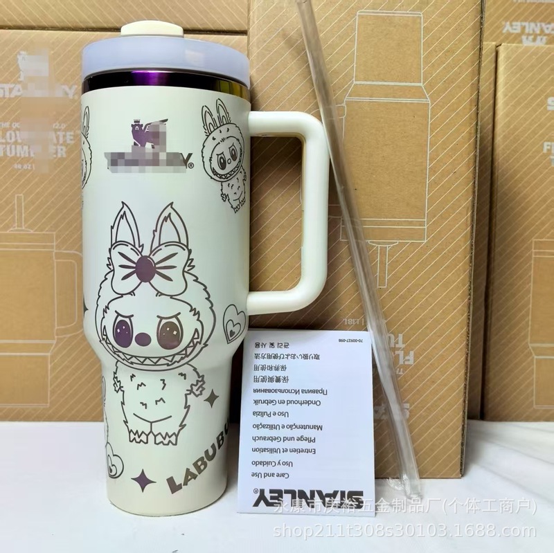 S.TANLEY史丹利保温杯304不锈钢水杯吸管便携户外车载跨境热销|undefined