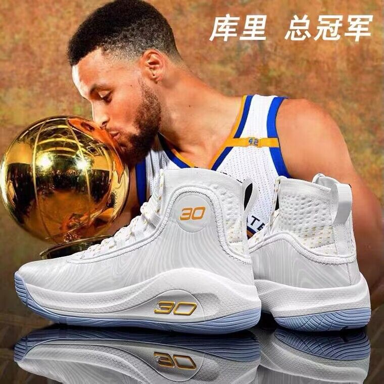Curry 8Th Generation High-Top Kidsren's Basketball Shoes Boys' Professional Kobe 10 Junior High School Students' Sneakers Big Kidsren's Sports Shoes 9