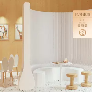 [移动轻云隔断栅栏办公室玄关屏风挡板隔直播背景分隔可折叠]
