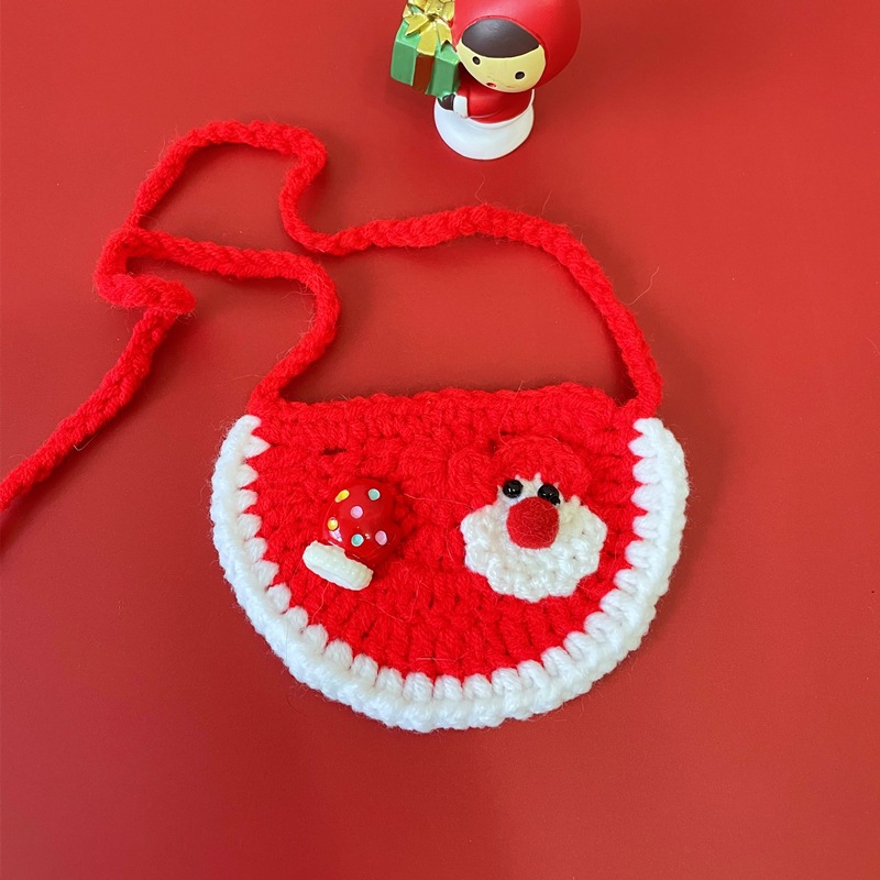 크리스마스 빨간 턱받이