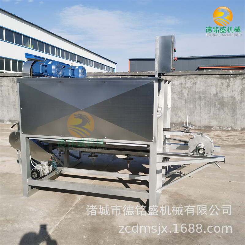 自动化程度高的猪头刨毛机 连续式猪头脱毛机 烫猪头设备