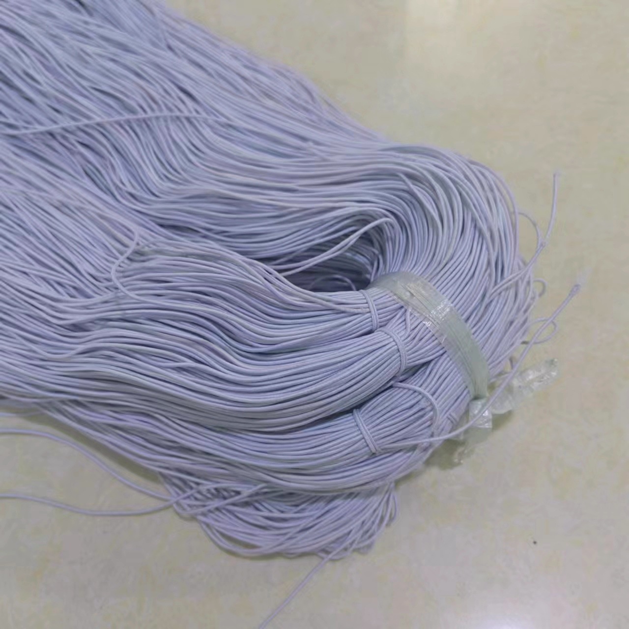 圆形0.8mm单芯弹力线 1mm四芯松紧绳吊牌线