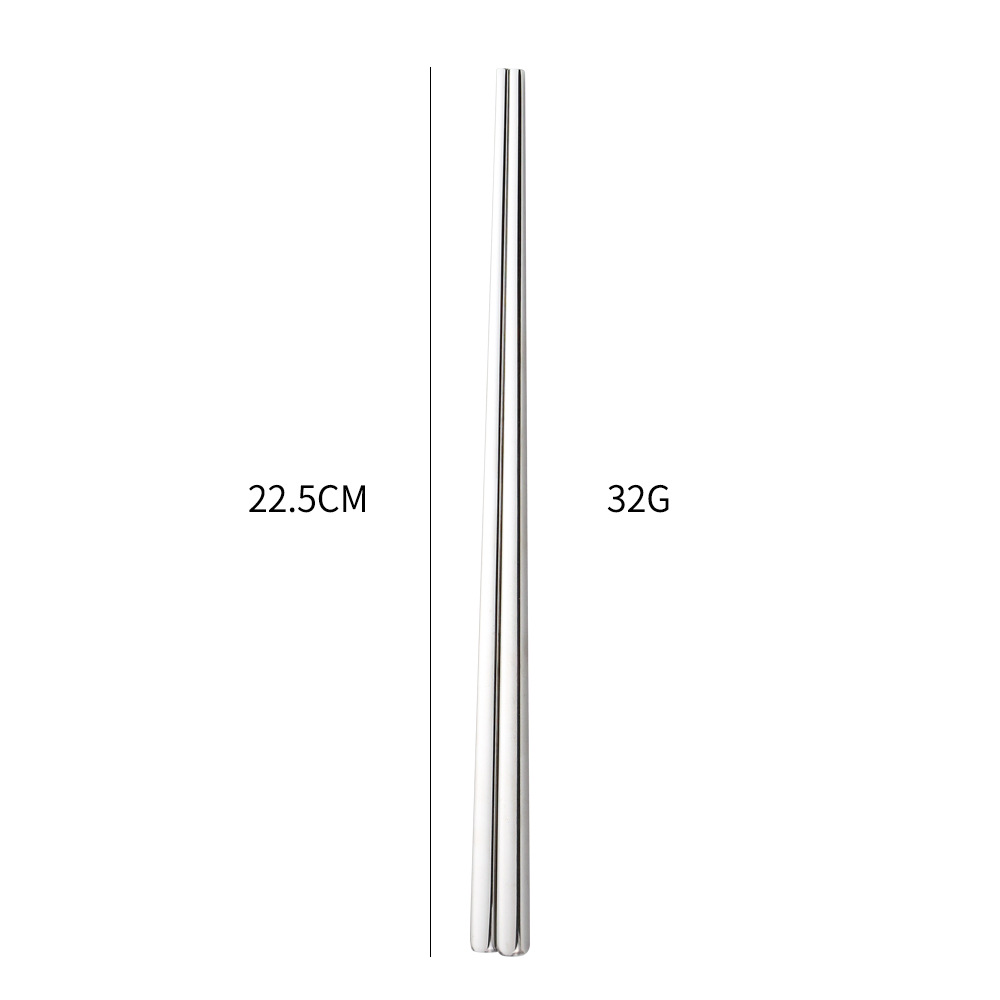 23cm 정사각형 젓가락 [실버]