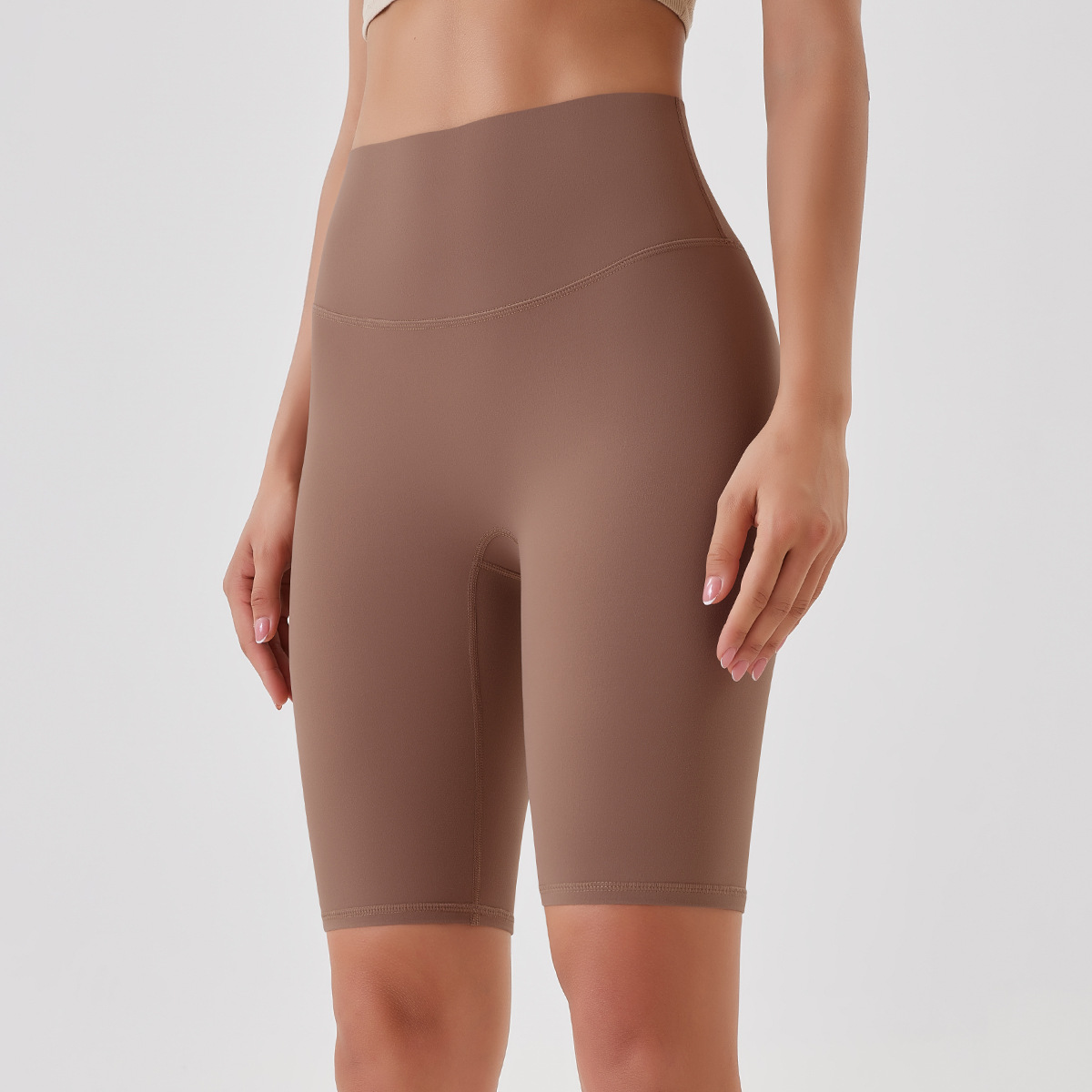 Hamidou-pantalones cortos de Yoga para mujer, mallas deportivas transpirables, de cintura alta, para entrenamiento y gimnasio - details 41