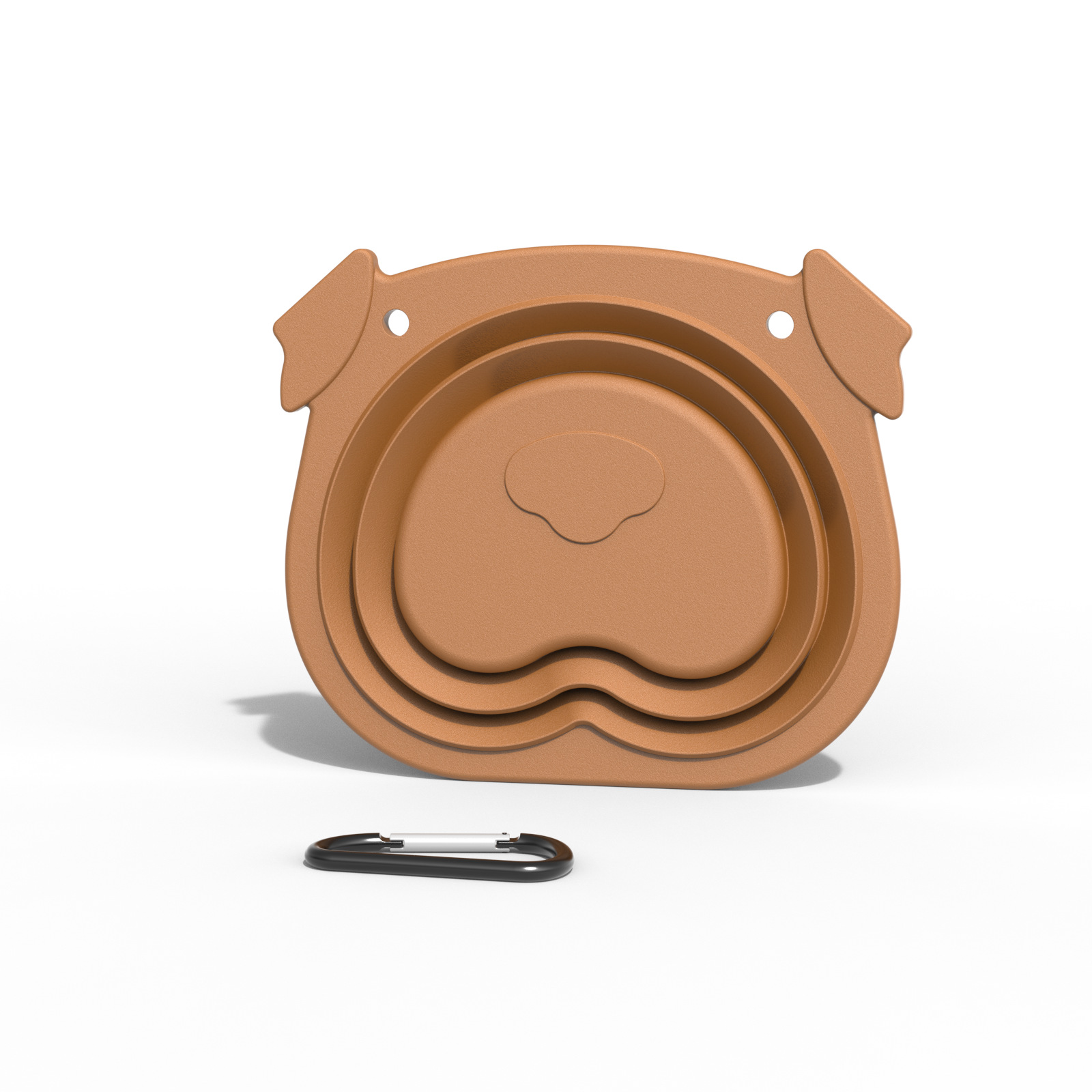 thumbnail image 1 of cuencos plegables para mascotas, 1 paquete de cuencos de agua plegables para perros para gatos, perros, plato de riego portátil para alimentación de mascotas para caminar y aparcar, 1 of 2