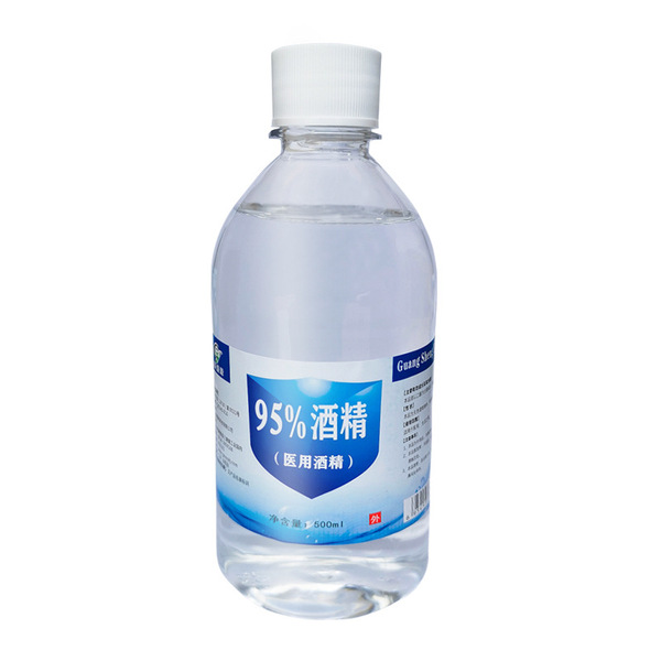 95 도 의료 알코올 화재 치료 부항 산업 청소 및 청소 미용 95% 알코올 냄비 네일 액체 알코올