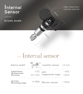 Private Model USB Tire Pressure Tire pressure monitoring system - refills-can-also-be-used-for-spare-tires-sensor-single