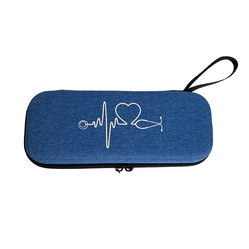 Bolsa de estetoscopio portátil estetoscopio multifunción eva bolsa de almacenamiento caja de almacenamiento de carcasa dura bolsa de almacenamiento de estetoscopio