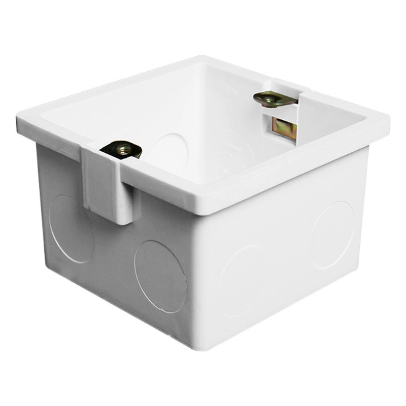 Проволочная коробка из ПВХ, коробка переключателя, розетка, собранная распределительная коробка, огнестойкая утолщенная пластиковая коробка для украшения дома, Кассетный тип 86, нижняя коробка