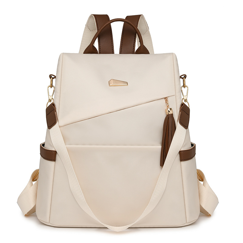 Mochila para mujer Mochila de nylon Casual Nuevo Commuter 2025 Mochila Mochila Simple Moda Ladies Travel Todo fósforo