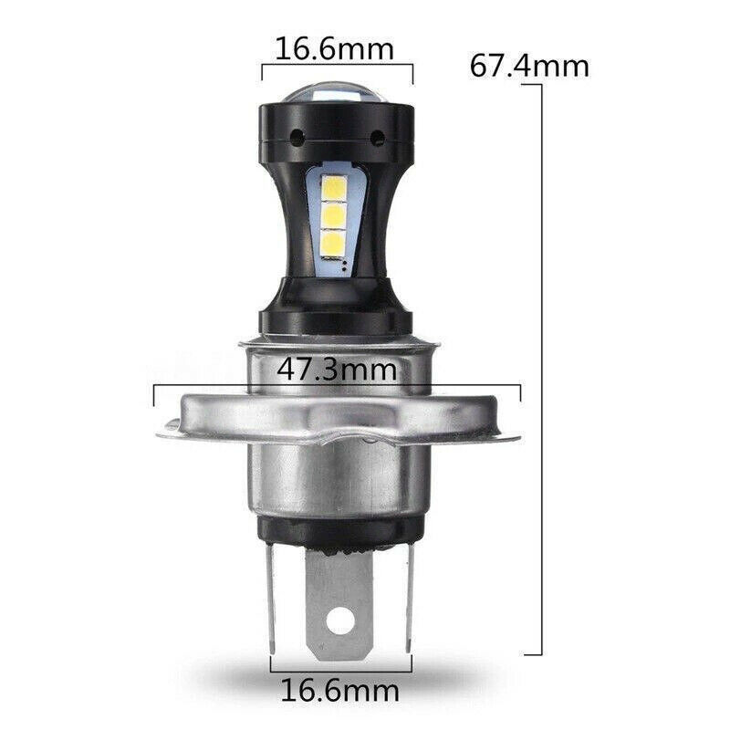 New Car Led Fog Light H4 3030 18Smd Led Fog Light Motorcycle Headlight Led Bulb