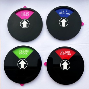 Office Meeting Room DO NOTDISTURB Rotating Acrylic Strong Magnetic Privacy Sign Do Not Disturb Sign