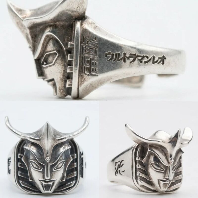 Ultraman Leo-style ring, vintage and distressed, anime cosplay accessory, high-end finger ring Ultraman Leo-style ring, vintage and distressed, anime cosplay accessory, high-end finger ring