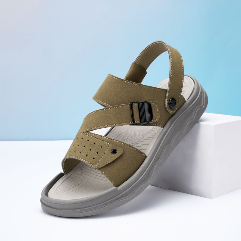 Sandalias para hombre ligero para el hogar al aire libre de doble uso antideslizante y resistente al desgaste 2025 verano nuevo estilo playa tendencia de moda chanclas image 8