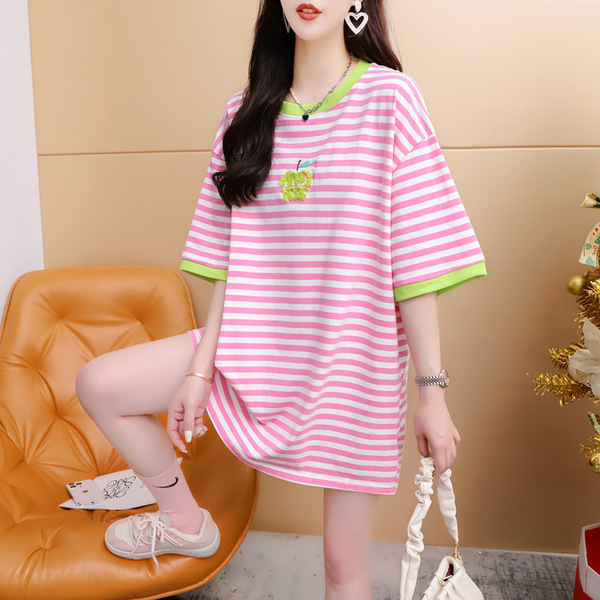 Summer elegant short sleeve T-shirt