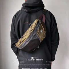 大容量新型チェストバッグ男女アウトドア旅行レジャー斜め掛けショルダーバッグスポーツ旅行男性用シングル肩リュックサック