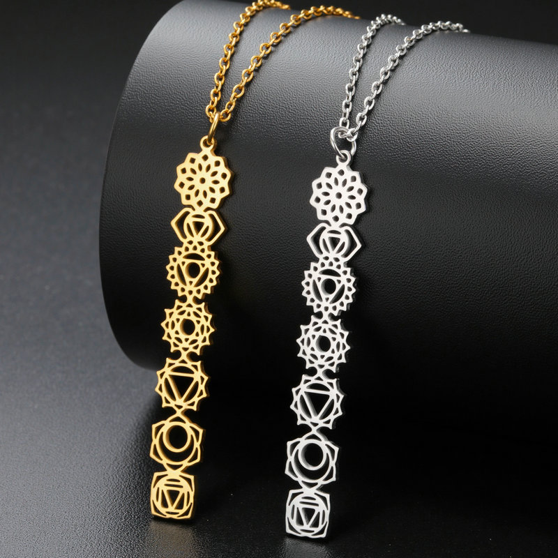 Necklace stainless steel for yoga