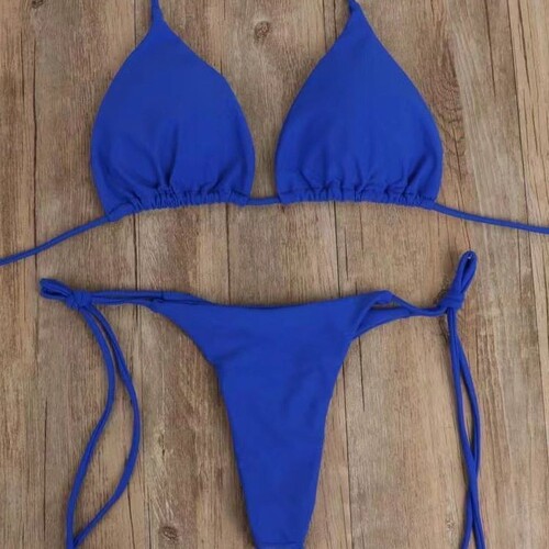 Sexy European and American separates swimsuit summer with padding women's separates with thin straps traditional women's sexy underwear