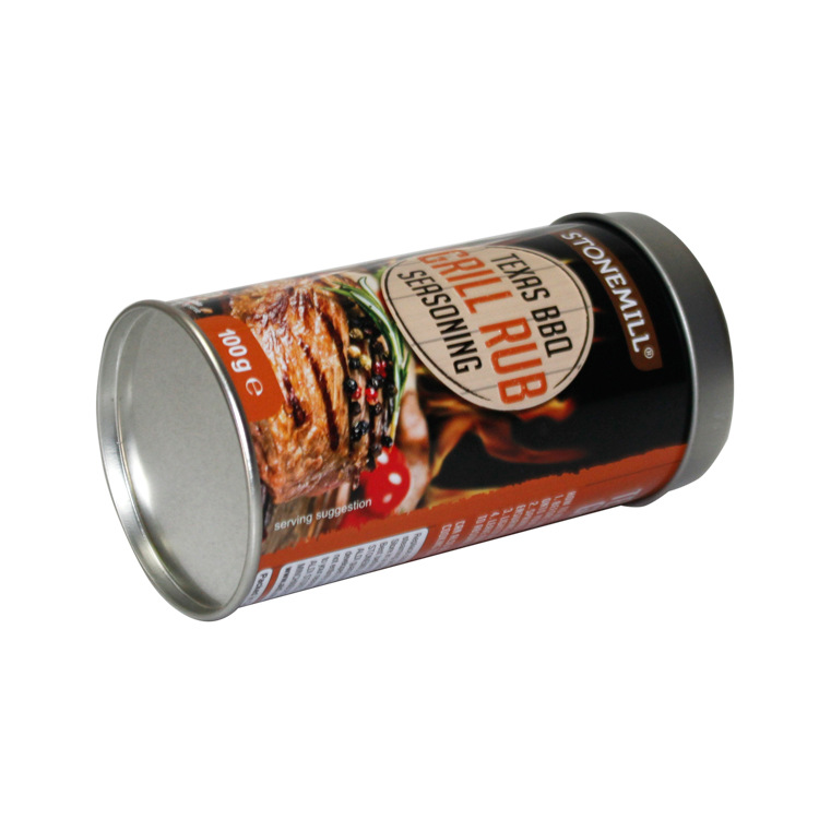 Caja de regalo de lata de hierro con polvo de polvo de estaño, polvo de cacao de fantasía de canela, polvo de horneado, polvo de café, tamiz de polvo image 6