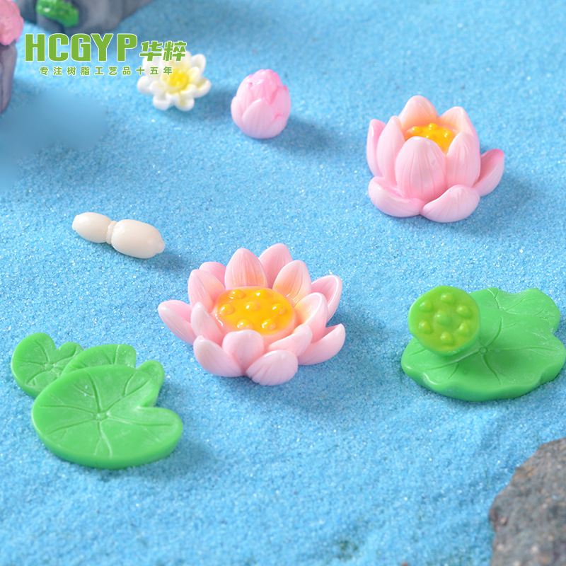 Simulated Mini Lotus Lotus Leaf Lotus Pod Micro Landscape Potted Fish Tank Decoration Small Ornaments diy Resin Accessories Material Simulated Mini Lotus Lotus Leaf Lotus Pod Micro Landscape Potted Fish Tank Decoration Small Ornaments diy Resin Accessories Material