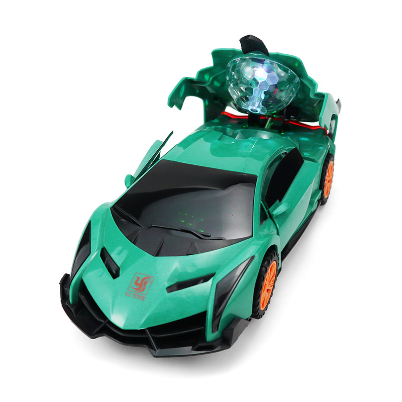 Douyin el mismo tipo de juguete universal eléctrico, apertura automática giratoria, automóvil deportivo, automóvil para niños, juguete de acrobacias, venta al por mayor transfronteriza