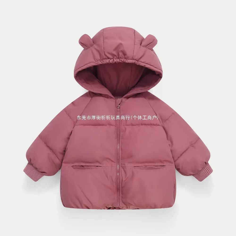 Children's down jacket with down, western style, increased thickness