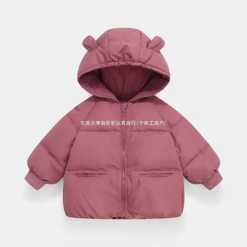 Children's down jacket with down, western style, increased thickness
