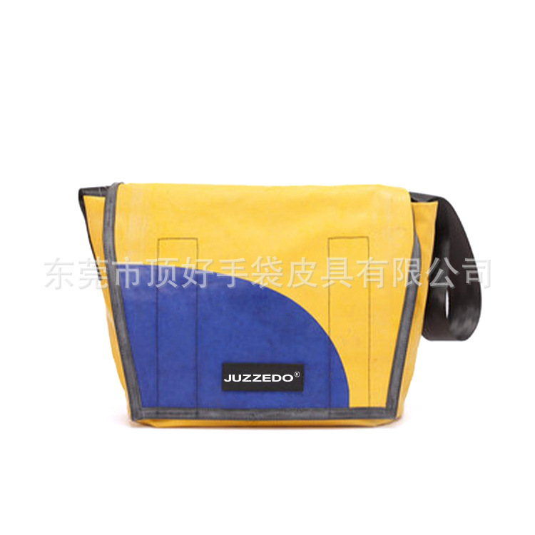 Designer's Original Color Matching Series Tent Bag Large Capacity Versatile Truck Tarp Men's Crossbody Bag