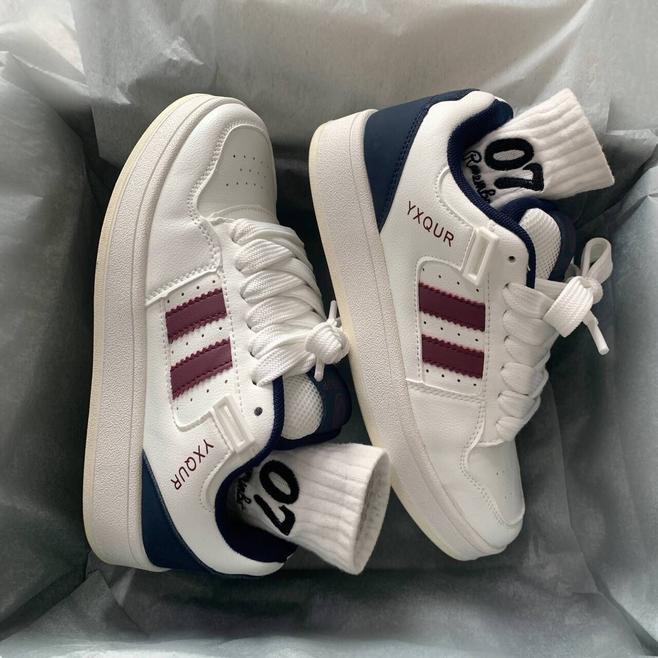 Temporada escolar zapatos de pan de dopamina otoño nueva pareja in tide 2025 zapatos de skate de estudiantes transpirables casuales versátiles